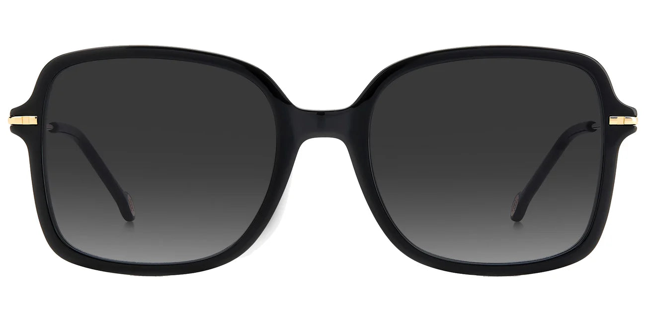 Carolina Herrera Black Squared Butterfly w/ Gradient Lens