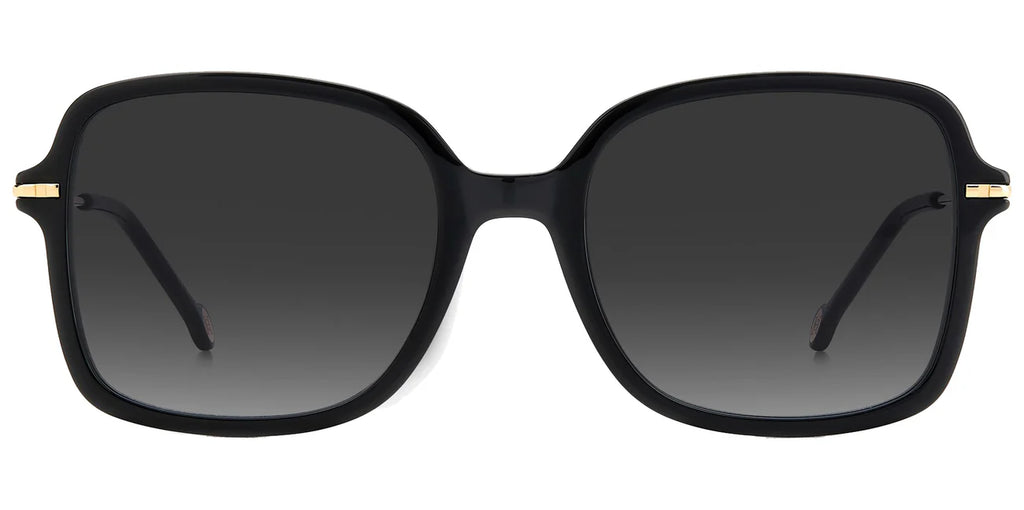 Carolina Herrera Black Squared Butterfly w/ Gradient Lens