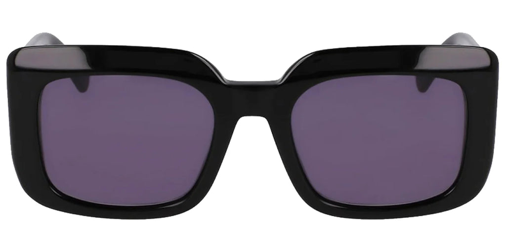 Longchamp Black Squared Mod Butterfly w/ Thick Temples