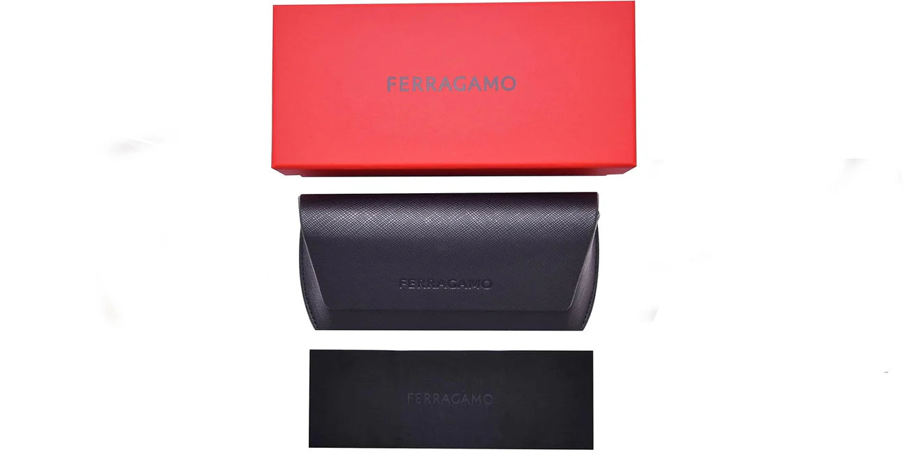 Ferragamo Geometric Butterfly Red
