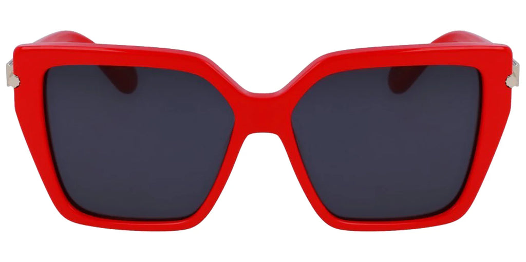 Ferragamo Geometric Butterfly Red