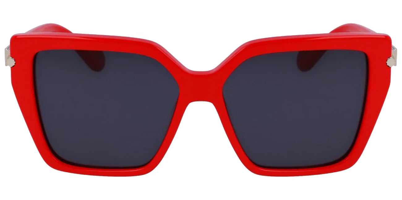 Ferragamo Geometric Butterfly Red