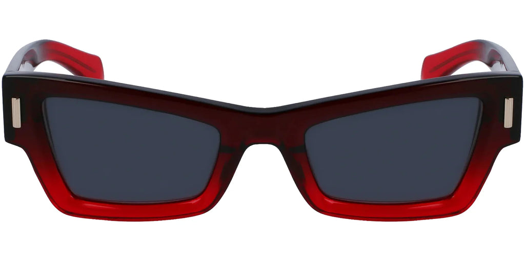 Ferragamo Squared Cat-Eye Red