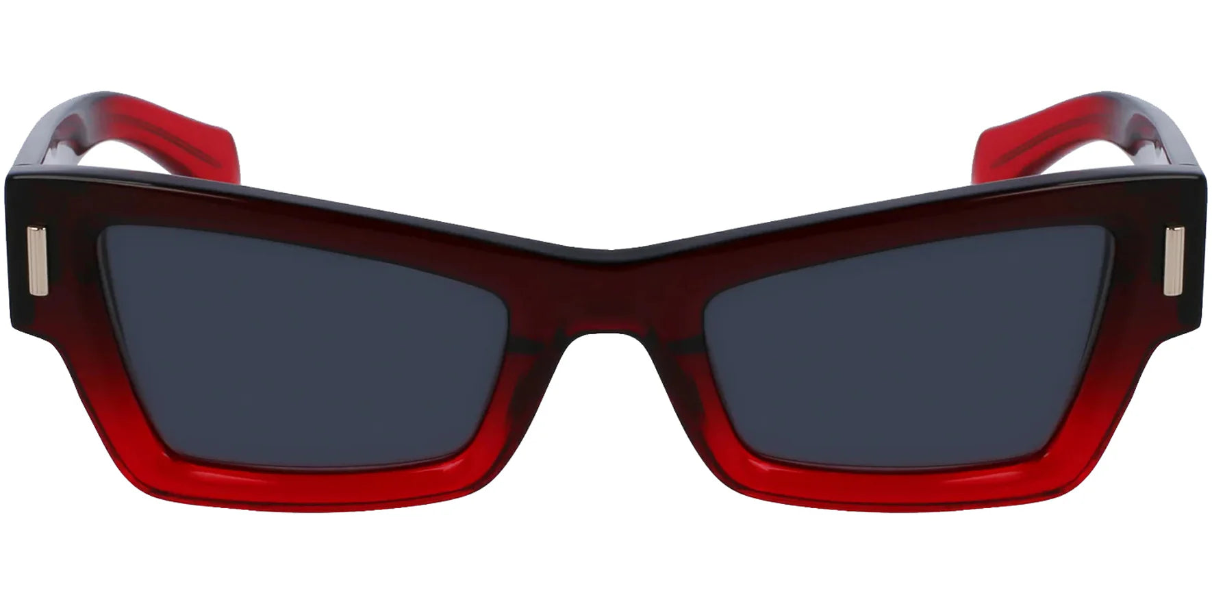 Ferragamo Squared Cat-Eye Red